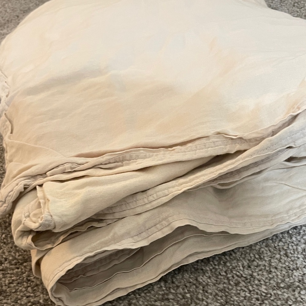 Casper 100% Linen Sand Bedding Set